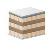 Meerdere schuimlagen